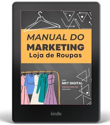 Capa do Manual do Marketing Para Loja de Roupas