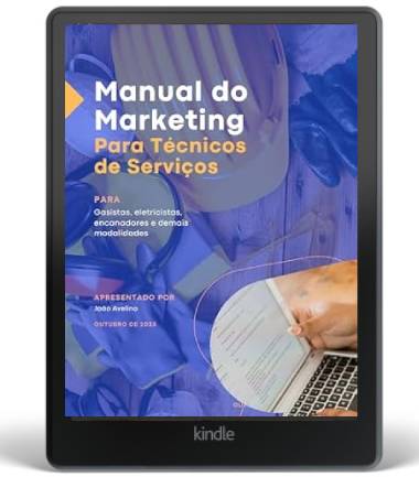 Capa do Manual do Marketing Para Técnicos